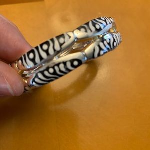 One of a kind hand painted stretchy bracelet